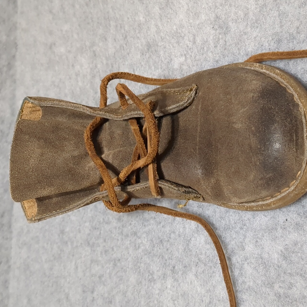 Born Cele Leather Booties Dustressed Round Toe Women's Size 6 - Picture 5 of 8